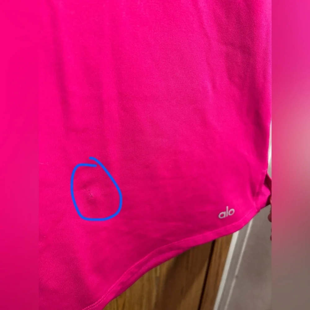 ALO Yoga Charmed Tennis Dress in Magenta Crush - Picture 9 of 9